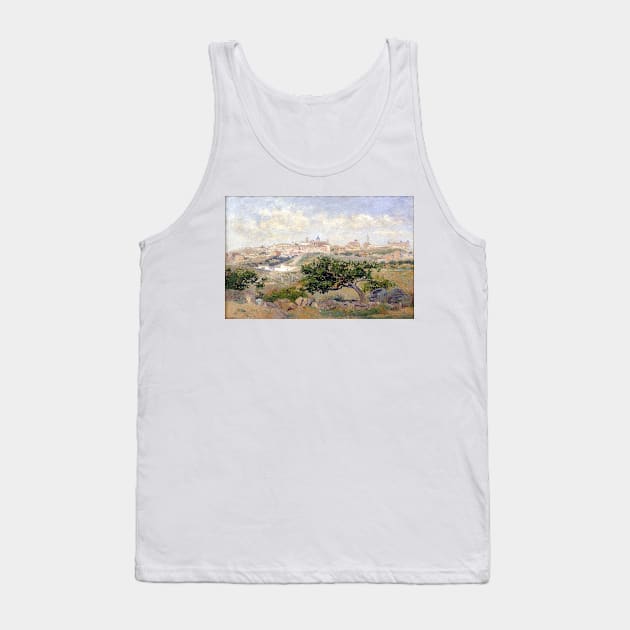 Aureliano de Beruete View of Toledo Tank Top by pdpress